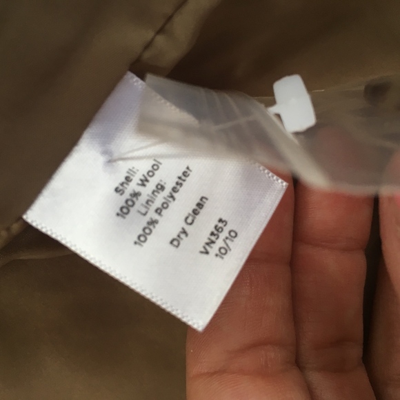 Talbots 4P 100% wool rust jacket peacoat - Picture 4 of 7